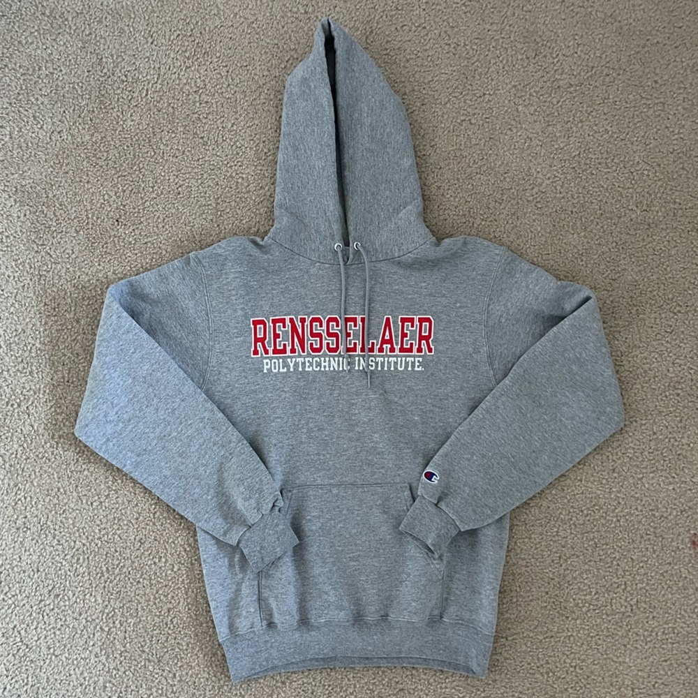 Unisex Champion Rensselaer Polytechnic Institute (RPI) Hoodie Sweatshirt